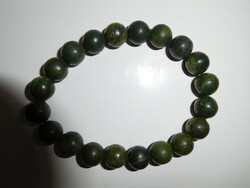 Canadian green jade mineral bracelet 10 mm