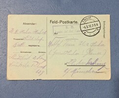 Postcard, postcard, 1917 Germany