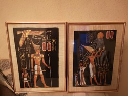 Papyrus pictures in pairs