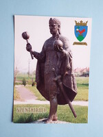 Postcard (5) - saint king - statue of king istván 1990s