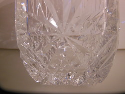 Salt spreader - 42 dkg! Lead crystal - very thick - Austrian - flawless