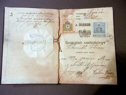 1909 Service book - Fejérvár