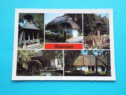 Postcard (7) - zalaegerszeg - open-air museum mosaic 1970s