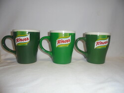 Three knorr tea or soup cups, mugs - together