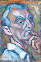 János Kmetty - self-portrait