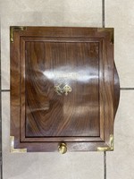 Wood-copper key holder wall cabinet