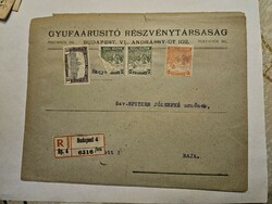 1919 registered letter Budapest