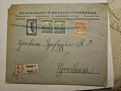 1919-es Ajánlott levél Budapest