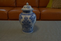 Petrus regout Dutch lidded vase from the 1800s