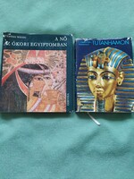 Tutanhamon, és A nő az ókori Egyiptomban 2 db könyv