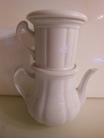 Jug - Karlsbad thun - 1.2 liter - 3 - as + filter - 26 x 22 cm - old - porcelain - perfect