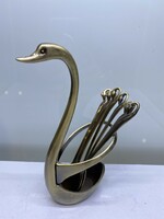 Swan 6-piece spoon holder
