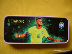 Neymar Brazil metal box, pen holder
