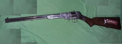 1960-as évek olasz BENGALA 77 fém fatusos játék puska nagyon szép állapotban 84 cm a képek szerint