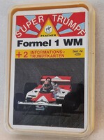 Retro piatnik no. 4229. Formula 1 car card car quartet early 1980s