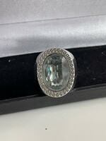 Gyönyörű nagyköves Swarovski gyűrű 55-ös méret