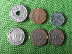 6 pennies from the 1940s