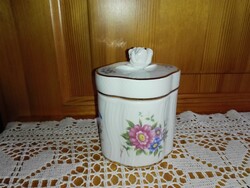 Gyönyörű Hollóházi hajnalka mintás porcelán bonbonier.