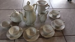 "FEINSILBER"barock porcelán teáscsésze ,kávés készlet,kb 60 éves