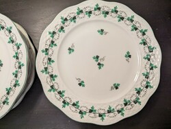 12 Herend parsley pattern cake plates
