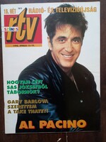 Color rtv TV newspaper 1998. April 13-19. Al Pacino on the cover