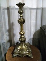 Antique brass Judaica Shabbat candle holder from 1880