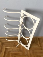 FEHÉRRE FESTETT ANTIK THONET, HAJLÍTOTT FA FALI FOGAS