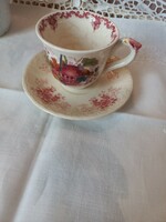 Mason's mocha cup with sarreguemines coaster