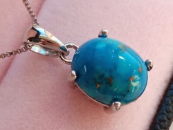 Turquoise 925 silver pendant