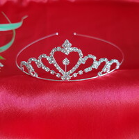 New, bridal rhinestone tiara, hair ornament