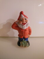 Garden gnome - old - 10 x 6 cm - plastic - German - perfect