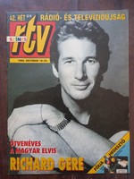 Color rtv TV newspaper 1995. October 16-22. Richard Gere on the cover