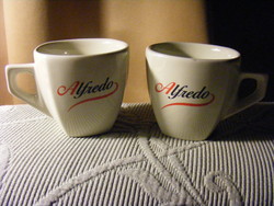 2 Alfredo thick-walled coffee cups