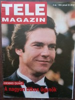 Tele magazine, January 22-28, 1994. Dennis Quaid on the cover