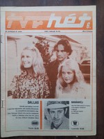 Tvr-het TV newspaper 1991. February 4-10. On the title page are the actors of the Dallas series