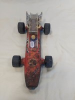 Retro metal toy racing car