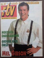 Color rtv TV newspaper 1994 November 28 - December 4 Mel Gibson on the cover