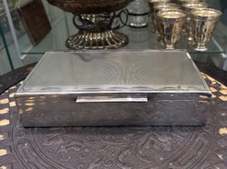 Antique silver cigarette box