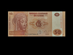Unc - 50 francs - Congo - 2013