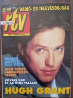 Color rtv TV newspaper 1997. June 16 - 22. Hugh Grant on the cover