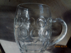 Retro small authentic pint glass