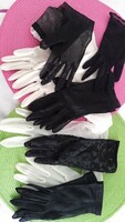 A pack of old or antique gloves together