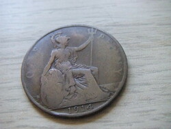 1 Penny 1914 England
