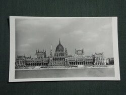 Képeslap, Budapest, Országház, parlament, látkép részlet