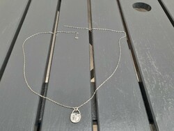 Silver chain and silver pendant