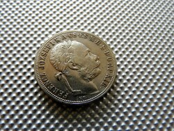 1891 KB Körmöcbánya ezüst 1 Ft forint KAPSZULÁBAN . Peremirat olvasható: címer felül (16JM316)