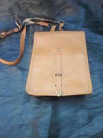 Retro, original leather, military, army cartographer's bag, in perfect condition, collector's item.