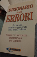 Dizionario degli errori : Italian dictionary