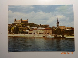 Old postcard: Bratislava, Castle (1966)