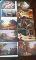 Art postcards postmen (10 pieces)